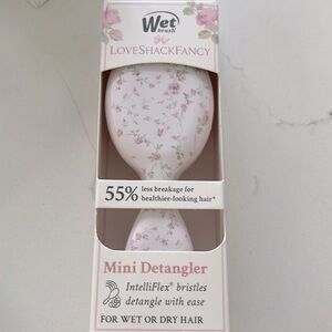 LoveShackFancy Pink Cream Hair Styler Floral Design